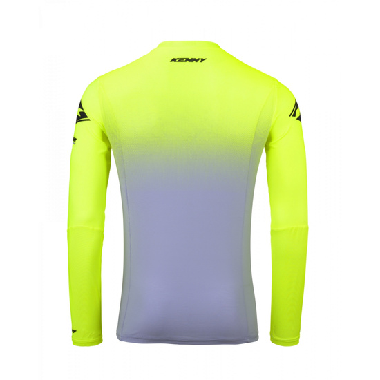 KENNY RACING KOSZULKA CROSS/ENDURO MODEL PERFORMANCE GRADIENT GREY/NEON YELLOW KOLOR SZARY/ŻÓŁTY FLUO/CZARNY ROZMIAR XXXL