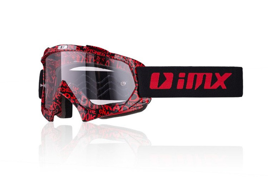 Gogle IMX MUD Graphic Red - szybka przezroczysta
