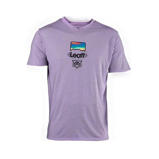 LEATT KOSZULKA ROWEROWA MTB GRAVITY 1.0 JERSEY LAVENDER KOLOR FIOLETOWY ROZMIAR M