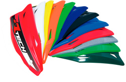 RACETECH (RTECH) PLASTIKI ZAMIENNE DO OSŁON RĄK (HANDBARÓW) VERTIGO / ALU / ATV KOLOR CZERWONY