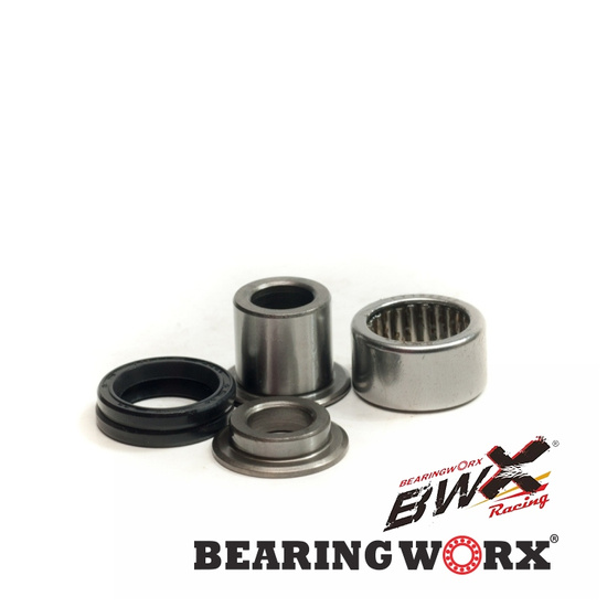 BEARING WORX ZESTAW NAPRAWCZY MOCOWANIA (ŁOŻYSKA) AMORTYZATORA TYLNEGO DOLNE KAWASAKI KX 125 98-05,250 98-07,KXF 250 04-16,450 06-19,SUZUKI RMZ 250 04-06 (29-5022)=SHK70011