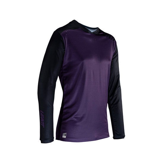LEATT KOSZULKA ROWEROWA MTB ENDURO 4.0 JERSEY VELVET KOLOR FIOLETOWY/CZARNY ROZMIAR XL
