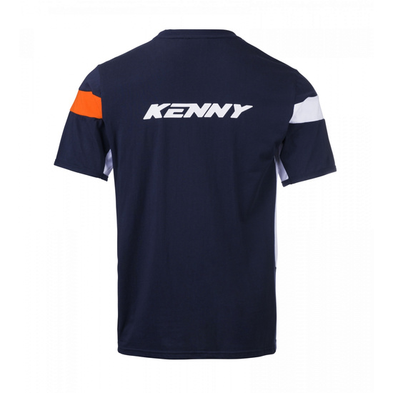 KENNY RACING KOSZULKA T-SHIRT MODEL RACING KOLOR NIEBIESKI/POMARAŃCZOWY/BIAŁY ROZMIAR L