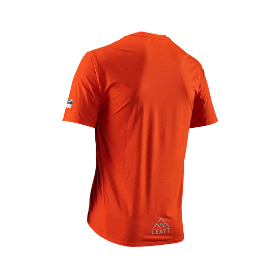 LEATT KOSZULKA ROWEROWA MTB TRAIL 1.0 X-FLOW JERSEY GLOW KOLOR CZERWONY ROZMIAR S