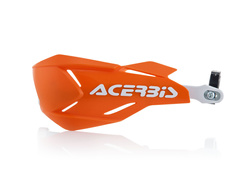ACERBIS OSŁONY RĄK (HANDBARY) X-FACTORY Z RDZENIEM ALUMINIOWYM KOLOR POMARAŃCZOWY / BIAŁY