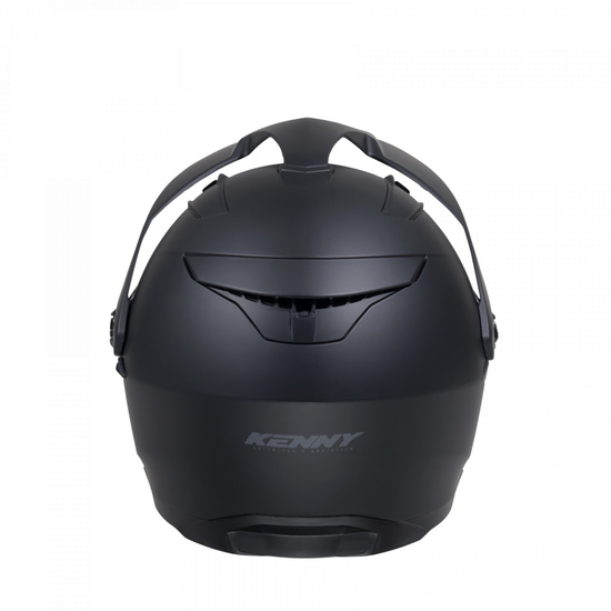 KENNY RACING KASK DUAL ADVENTURE MODEL EXTREME SOLID MATT BLACK KOLOR CZARNY ROZMIAR L (59 - 60 CM)