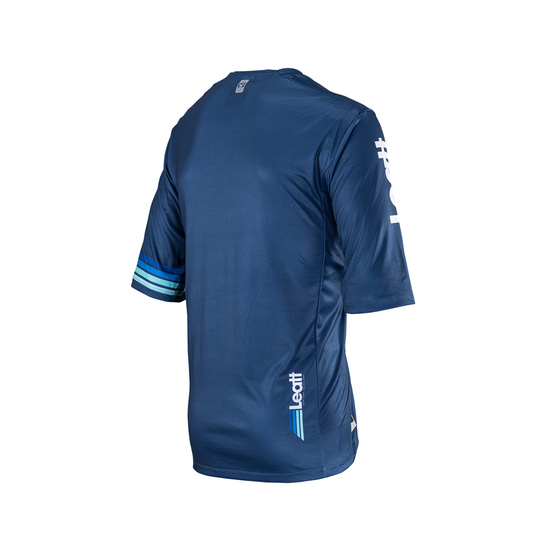 LEATT KOSZULKA ROWEROWA MTB ENDURO 3.0 JERSEY DENIM KOLOR GRANATOWY ROZMIAR L