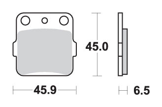 SBS PROMOCJA KLOCKI HAMULCOWE KH84/3 OFF-ROAD SINTER KOLOR ZŁOTY