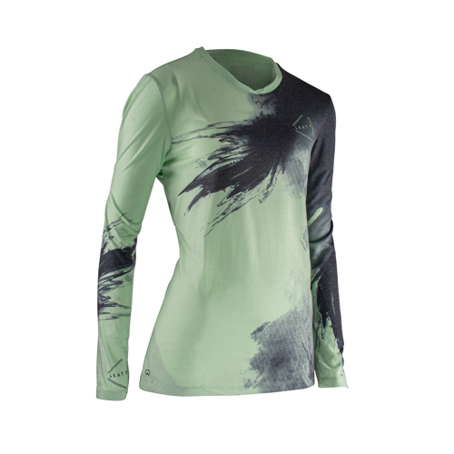 LEATT KOSZULKA ROWEROWA (DAMSKA) MTB GRAVITY 2.0 JERSEY MINT KOLOR MIĘTROWY/CZARNY ROZMIAR XL