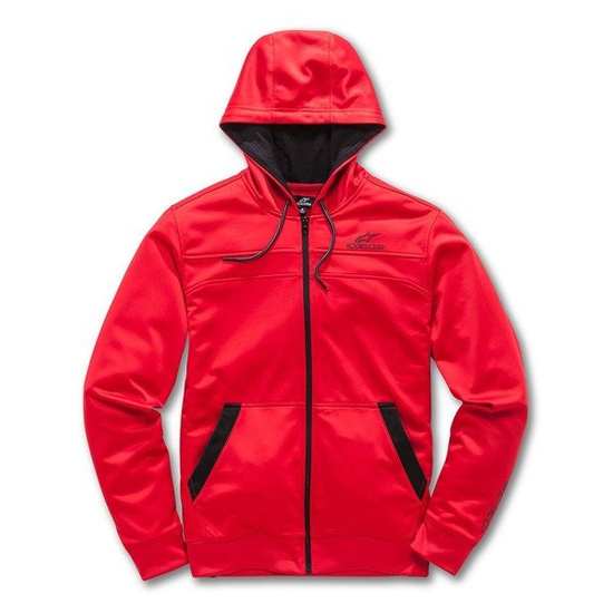 Bluza z kapturem Alpinestars FREERIDE FLEECE czerwona