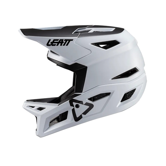 LEATT KASK ROWEROWY MTB GRAVITY 4.0 V24 HELMET WHITE KOLOR BIAŁY ROZMIAR L (59-60 cm)
