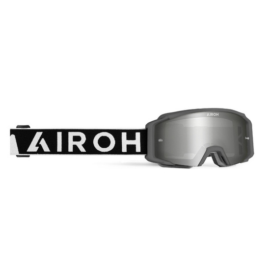 Gogle Airoh Blast XR1 szaro białe Szyba Lustrzana