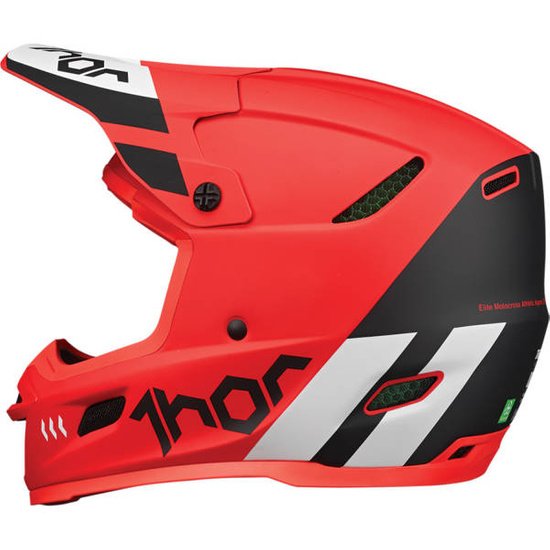 Kask THOR Reflex Cube czerwono czarny