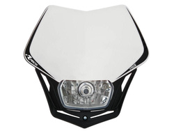 RACETECH (RTECH) LAMPA PRZEDNIA V-FACE KOLOR BIAŁY/CZARNY