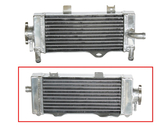 PSYCHIC CHŁODNICA HONDA CRF 250R '10-13 WZMOCNIONA O STANDARDOWEJ POJEMNOŚCI PRAWA (SZT.) (Z KORKIEM)