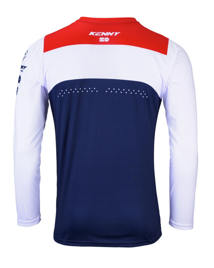 KENNY RACING KOSZULKA ROWEROWA MTB MODEL ELITE NAVY KOLOR NIEBIESKI/BIAŁY/CZERWONY ROZMIAR L