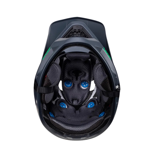 LEATT KASK ROWEROWY MTB GRAVITY 4.0 V24 HELMET JUNGLE KOLOR GRANATOWY/BIAŁY ROZMIAR S (55-56 cm)