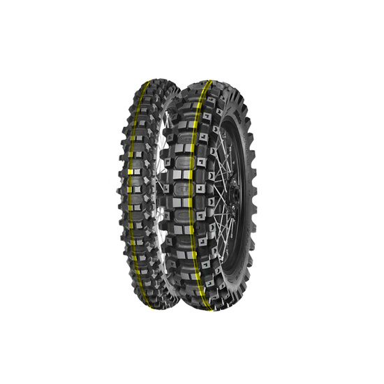 MITAS OPONA 90/100-21 TERRA FORCE-EX MH SUPER 57R TT (ŻÓŁTY PASEK) PRZÓD DOT 01/2024 (460085) (ZAMIENNIK:70000187,70000214)