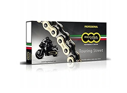 REGINA ŁAŃCUCH NAPĘDOWY 525ZRT (114 OGNIW) Z-RING TOURING-STREET DO 900 CCM ZŁOTY (ZAPINKA+ZAKUWKA) (137ZRT/013)