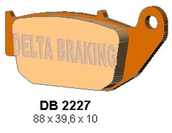 DELTA BRAKING KLOCKI HAMULCOWE KH629 HONDA CBR 125 '11-, CB 125 R / 300 R 18-, CRF 250 L 13-17, SUZUKI GSX-R / S 18-, TYŁ - ZASTĘPUJE DB2227MX-N ORAZ DB2227QD-N - WYCOFANE Z OFERTY