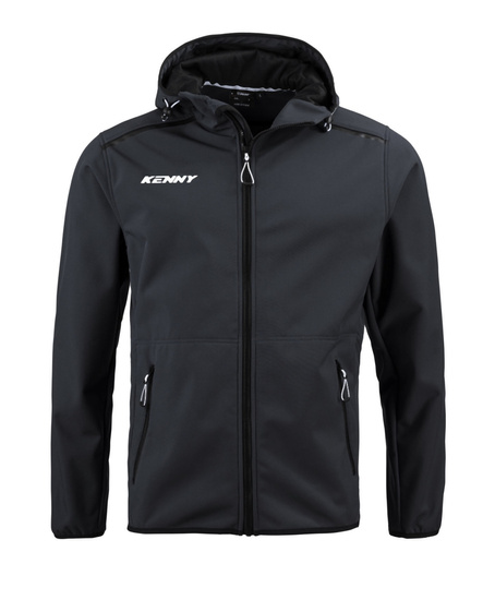 KENNY RACING KURTKA PRZECIWDESZCZOWA SOFTSHELL MODEL CORE BLACK KOLOR CZARNY ROZMIAR L