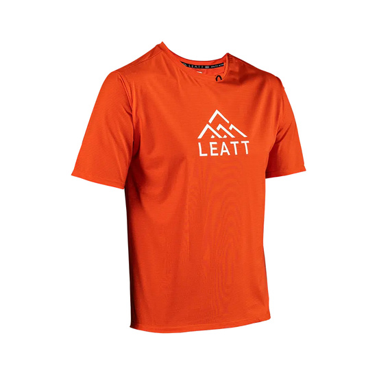 LEATT KOSZULKA ROWEROWA MTB TRAIL 1.0 X-FLOW JERSEY GLOW KOLOR CZERWONY ROZMIAR S