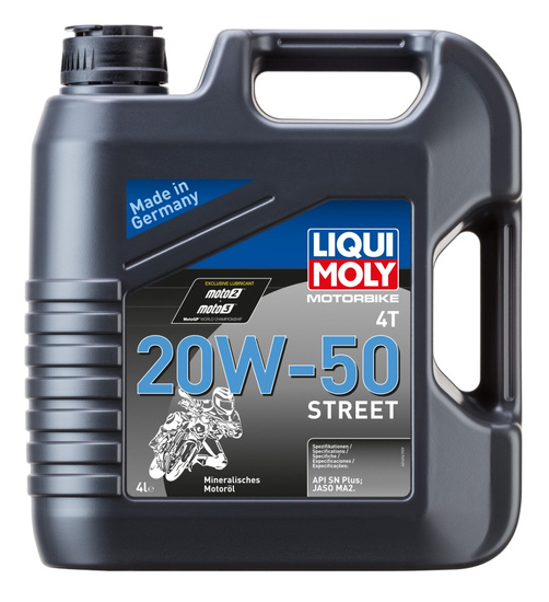 LIQUI MOLY OLEJ SILNIKOWY MOTORBIKE 4T MINERALNY 20W50 STREET 4L (4)