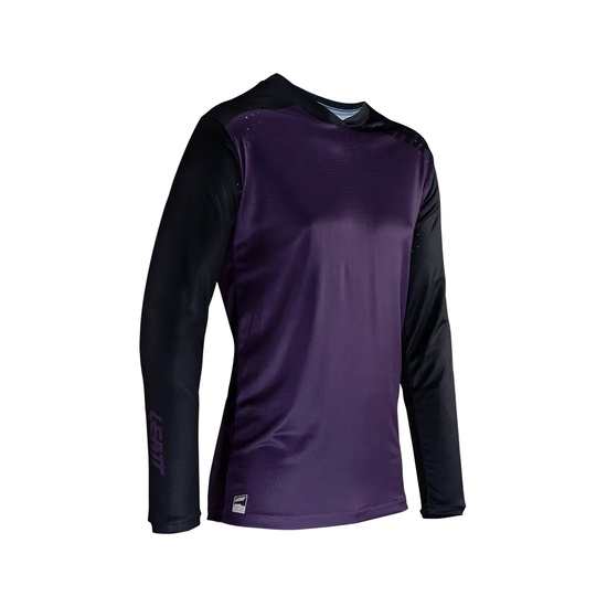 LEATT KOSZULKA ROWEROWA MTB ENDURO 4.0 JERSEY VELVET KOLOR FIOLETOWY/CZARNY ROZMIAR M