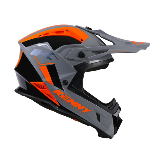 KENNY RACING WYPRZEDAŻ KASK CROSS/ENDURO MODEL TITANIUM MIPS GREY/ORANGE KOLOR SZARY/POMARAŃCZOWY/CZARNY ROZMIAR L ( 59 - 60 CM )