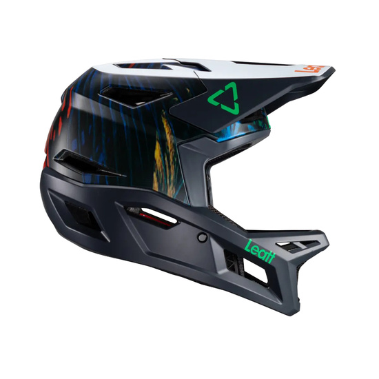 LEATT KASK ROWEROWY MTB GRAVITY 4.0 V24 HELMET JUNGLE KOLOR GRANATOWY/BIAŁY ROZMIAR S (55-56 cm)