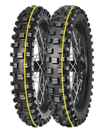 MITAS OPONA 120/90-18 TERRA FORCE-EX XT SUPER EXTREME 65M TT TYŁ (ŻÓŁTY PASEK) DOT 17/2024 (460103) (zamiennik:70000286)