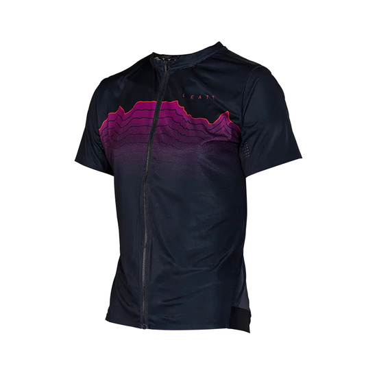 LEATT KOSZULKA ROWEROWA MTB TRAIL 3.0 JERSEY BLACK KOLOR CZARNY ROZMIAR L