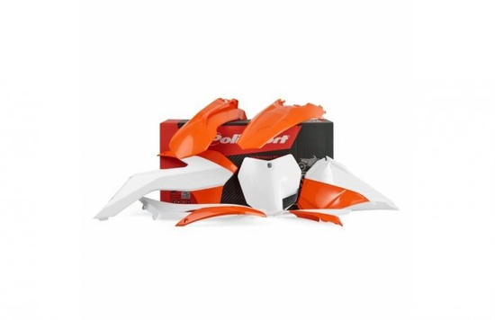 Komplet Plastików POLISPORT do KTM  SX/SXF 2013-2015 Pomarańczowy