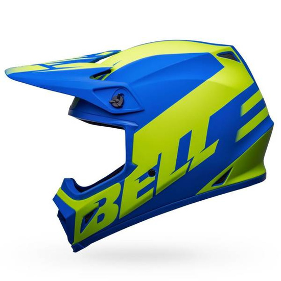 Kask BELL Mx-9 Mips Disrupt Mat niebiesko zielony