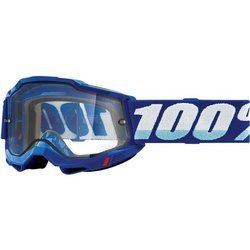 Gogle 100% Accuri 2 Enduro Blue - Podwójna Szyba Przezroczysta
