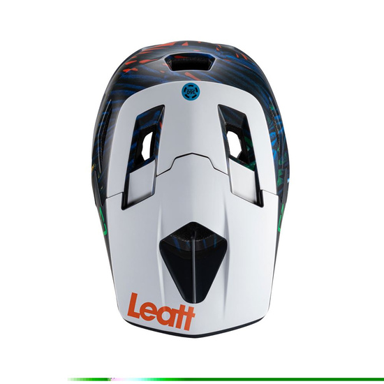 LEATT KASK ROWEROWY MTB GRAVITY 4.0 V24 HELMET JUNGLE KOLOR GRANATOWY/BIAŁY ROZMIAR S (55-56 cm)