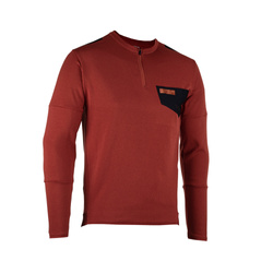 LEATT KOSZULKA ROWEROWA MTB TRAIL 4.0 JERSEY LAVA KOLOR BORDOWY ROZMIAR XL