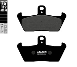 GALFER KLOCKI HAMULCOWE KH163 PÓŁMETALICZNE WYPRZEDAŻ