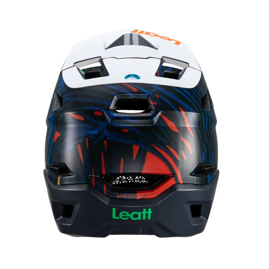 LEATT KASK ROWEROWY MTB GRAVITY 4.0 V24 HELMET JUNGLE KOLOR GRANATOWY/BIAŁY ROZMIAR S (55-56 cm)