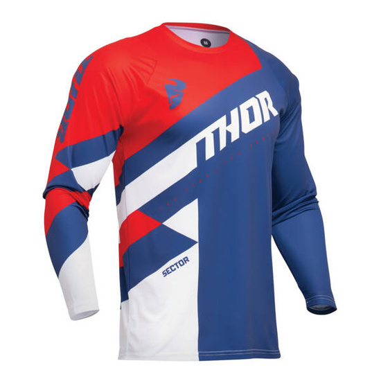 Bluza THOR SECTOR Checker czerwono niebieska