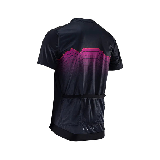 LEATT KOSZULKA ROWEROWA MTB TRAIL 3.0 JERSEY BLACK KOLOR CZARNY ROZMIAR L