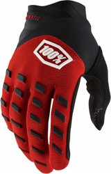 100 PROCENT RĘKAWICE CROSS/ENDURO MODEL AIRMATIC RED/BLACK KOLOR CZERWONY/CZARNY ROZMIAR XL