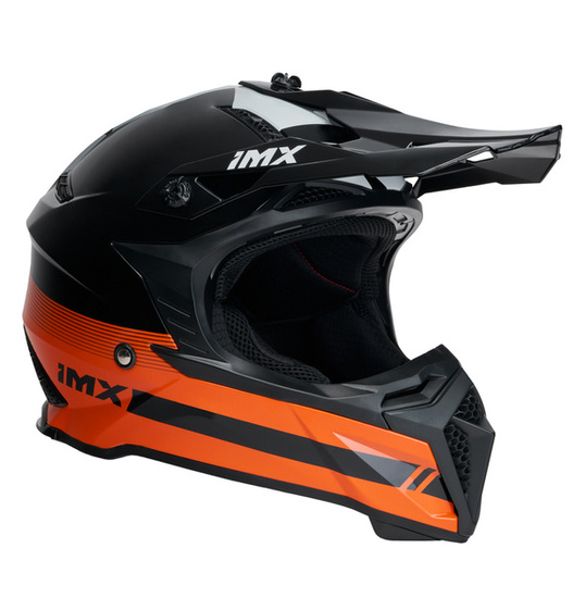 Kask iMX FMX-02 czarno biały