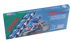 CZ ŁAŃCUCH NAPĘDOWY 520 RDO (110 OGNIW) O-RING DO 450 CCM (33,8 KN) (Z OTWORAMI WYRZUCAJĄCYMI BŁOTO) + ZAKUWKA