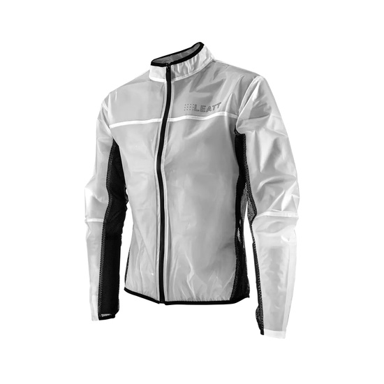 LEATT KURTKA PRZECIWDESZCZOWA MTB ROWEROWA (PRZEŹROCZYSTA) JACKET RACECOVER TRANSCULENT ROZMIAR S