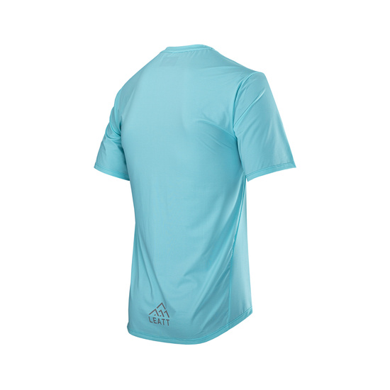 LEATT KOSZULKA ROWEROWA MTB TRAIL 1.0 X-FLOW JERSEY AQUA KOLOR NIEBIESKI ROZMIAR M