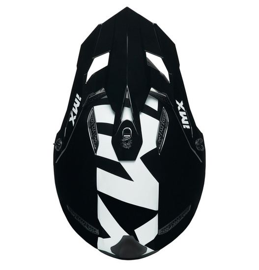 Kask iMX FMX-02 czarno biały