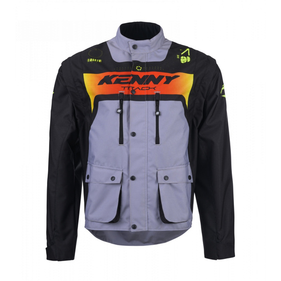 KENNY RACING KURTKA ADVENTURE/ENDURO MODEL TRACK GREY/NEON YELLOW KOLOR CZARNY/SZARY/ŻÓŁTY FLUO ROZMIAR XXL