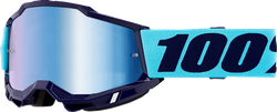 100 PROCENT GOGLE MODEL ACCURI 2 VAULTER - MIRROR BLUE LENS KOLOR NIEBIESKI/GRANATOWY SZYBA NIEBIESKIE LUSTRO