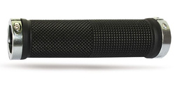 PROGRIP MANETKI PG999 ATV / JET SKI / MTB (22+22MM, DŁ. 120MM) KOLOR CZARNY ZE SREBRNĄ BLOKADĄ LOCK-ON (999-319)